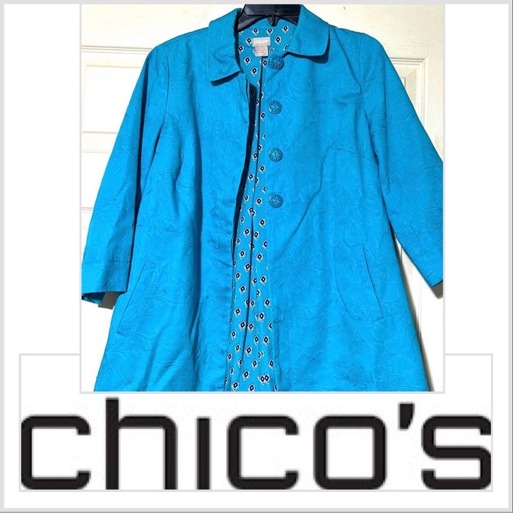 Gorgeous Chico’s Tapestry Coat size 0